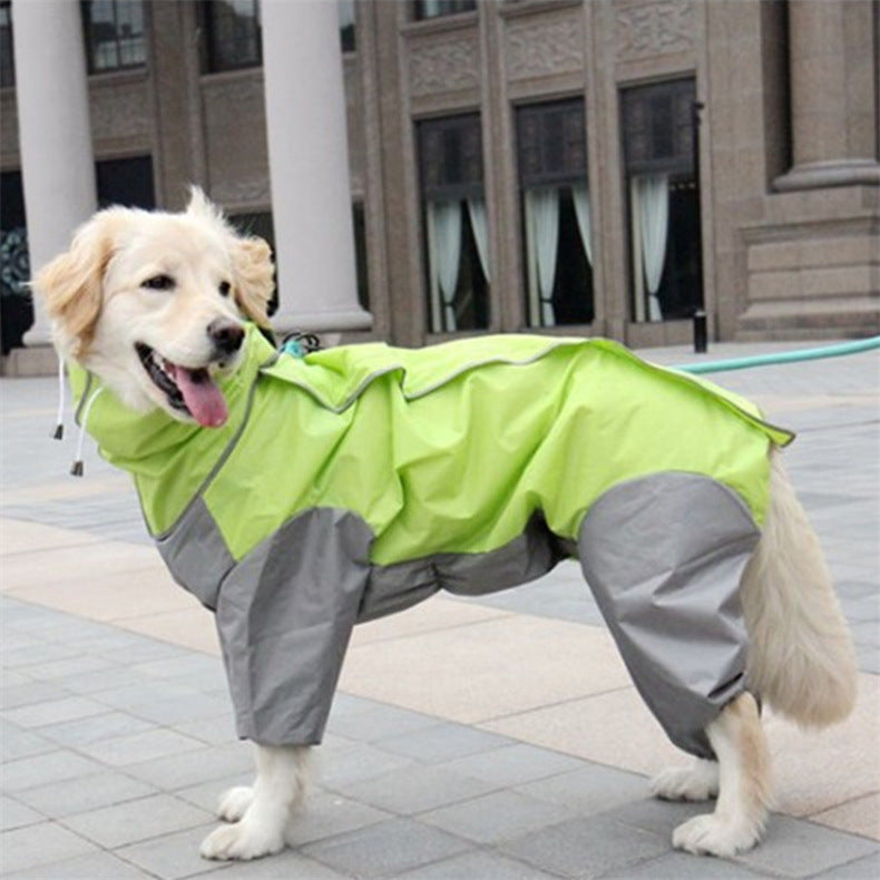 Waterproof Dog Raincoat Jumpsuit