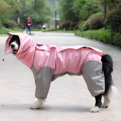 Waterproof Dog Raincoat Jumpsuit