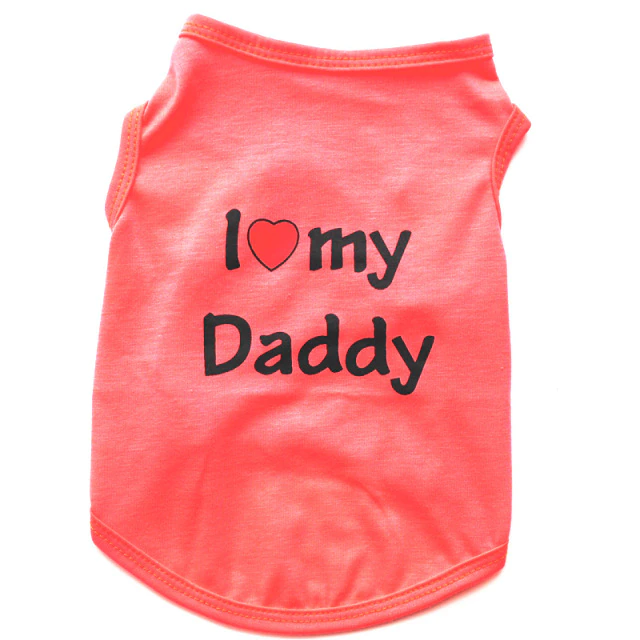 I LOVE MY MOMMY/Daddy T-shirt