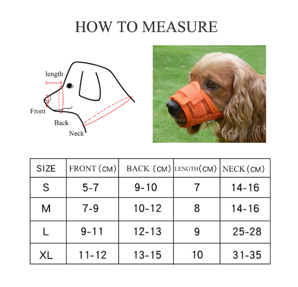 Dog Muzzle to Prevent Biting And Barking