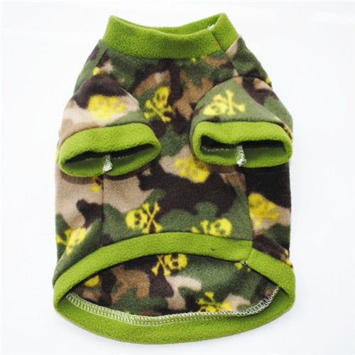 Colourful Fleece Clothes For Dogs