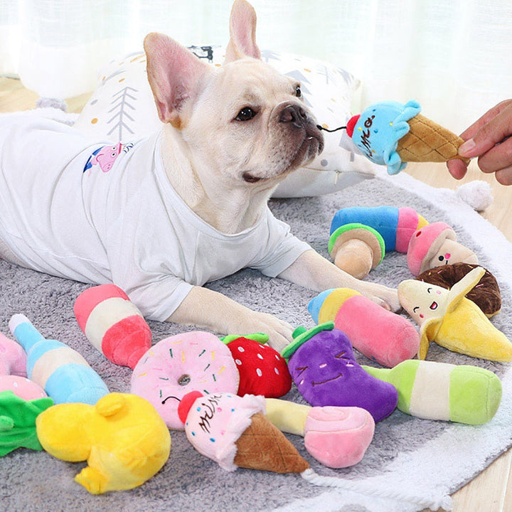 Cartoon Toys For Dog Squeaking Stuffed