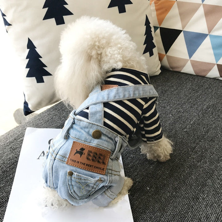 Dog Cowboy Overall Vest