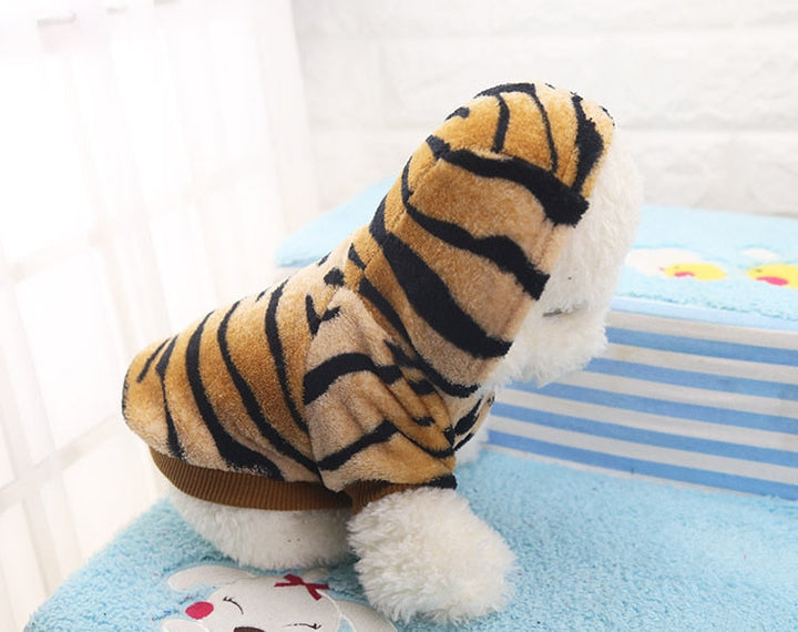 Warm Dog Hoodies (Tiger Strips)