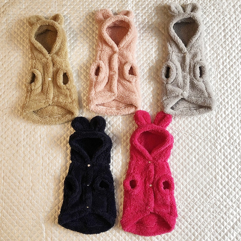 Fleece Dog Hoodie