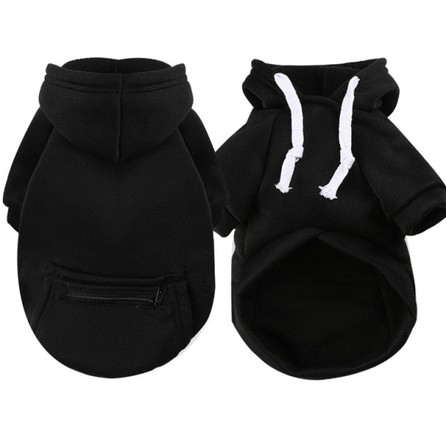 Dog Hoodie with Zipper For Winters