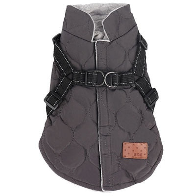 Warm Dog Harness For Winters