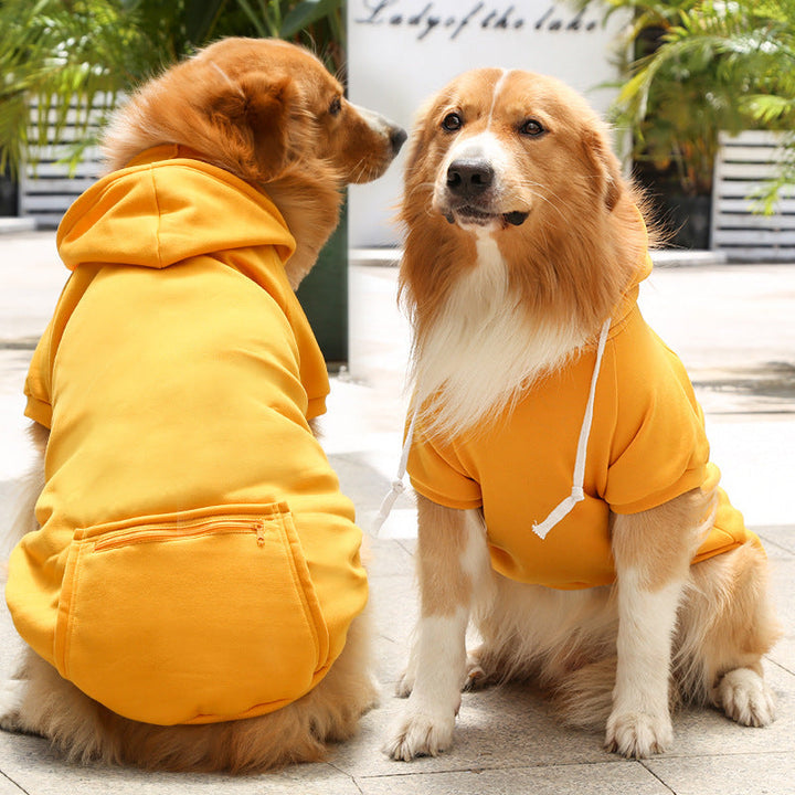 Dog Hoodie with Zipper For Winters