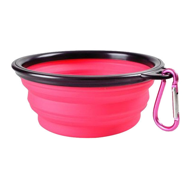 Travel Foldable Dog Bowl Set