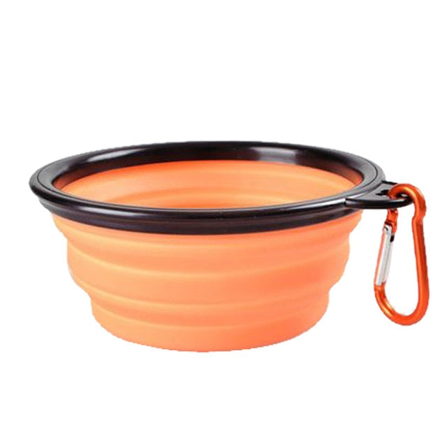 Travel Foldable Dog Bowl Set